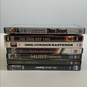 Saving Private Ryan NEW + Letters from Iwo Jima 2‑Disc + Hurt Locker + Black Haw